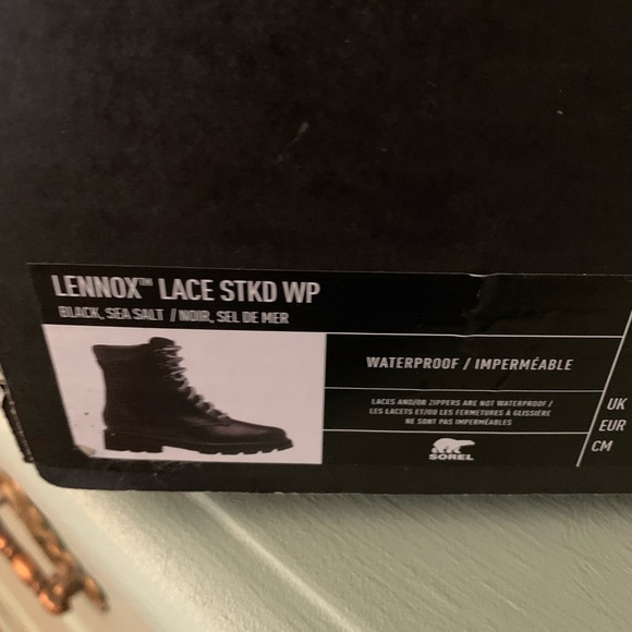 SOREL NWOT WOMEN'S LENNOx LACE STKD BOOT WOMENS SIZE 5 - Picture 13 of 16